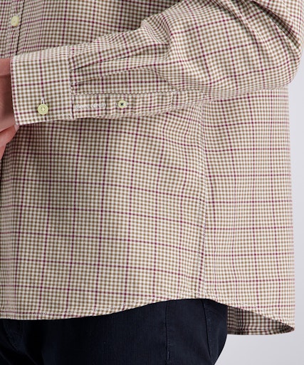 Hemden lange mouw grijs Pierre Cardin