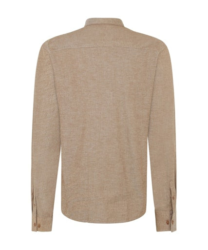 Hemden lange mouw grijs Pierre Cardin