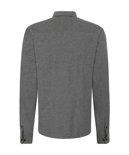 Hemden lange mouw grijs Pierre Cardin