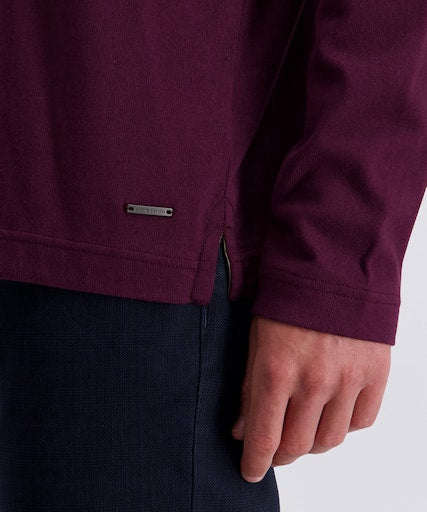 Polo's lange mouw rood Pierre Cardin