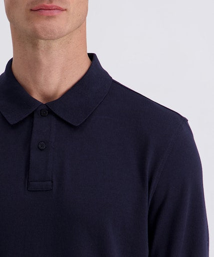 Polo's lange mouw navy Pierre Cardin