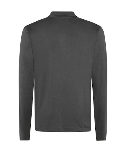 Polo's lange mouw grijs Pierre Cardin
