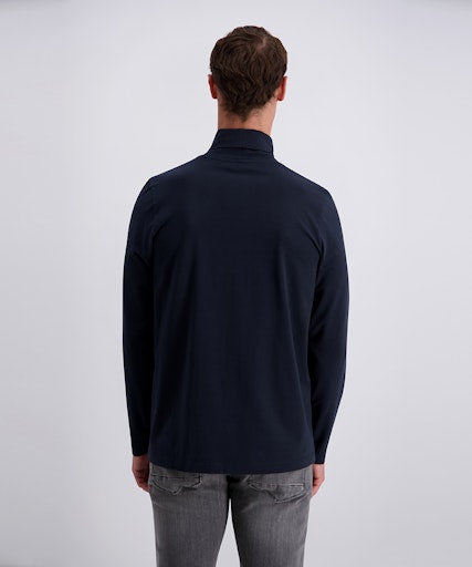 T-shirts lange mouw navy Pierre Cardin