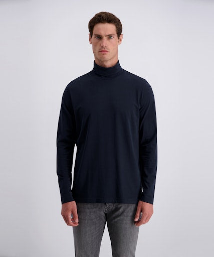 T-shirts lange mouw navy Pierre Cardin