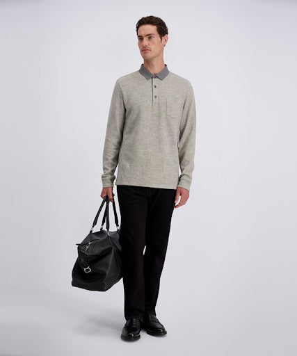 Polo's lange mouw  Pierre Cardin