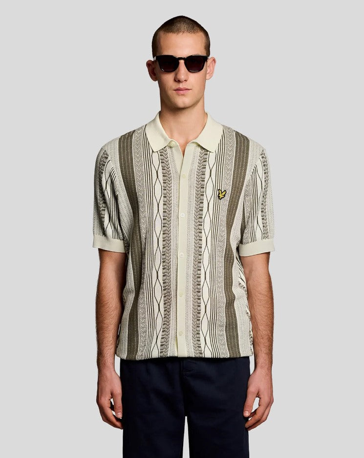 Polo's korte mouw beige Lyle & Scott