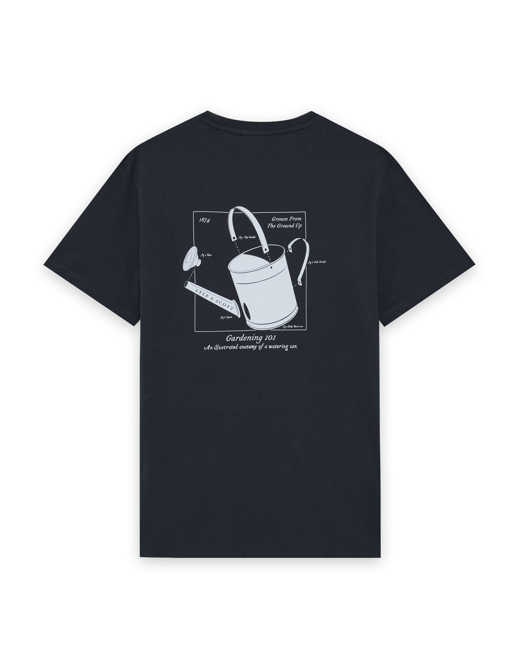T-shirts korte mouw navy Lyle & Scott