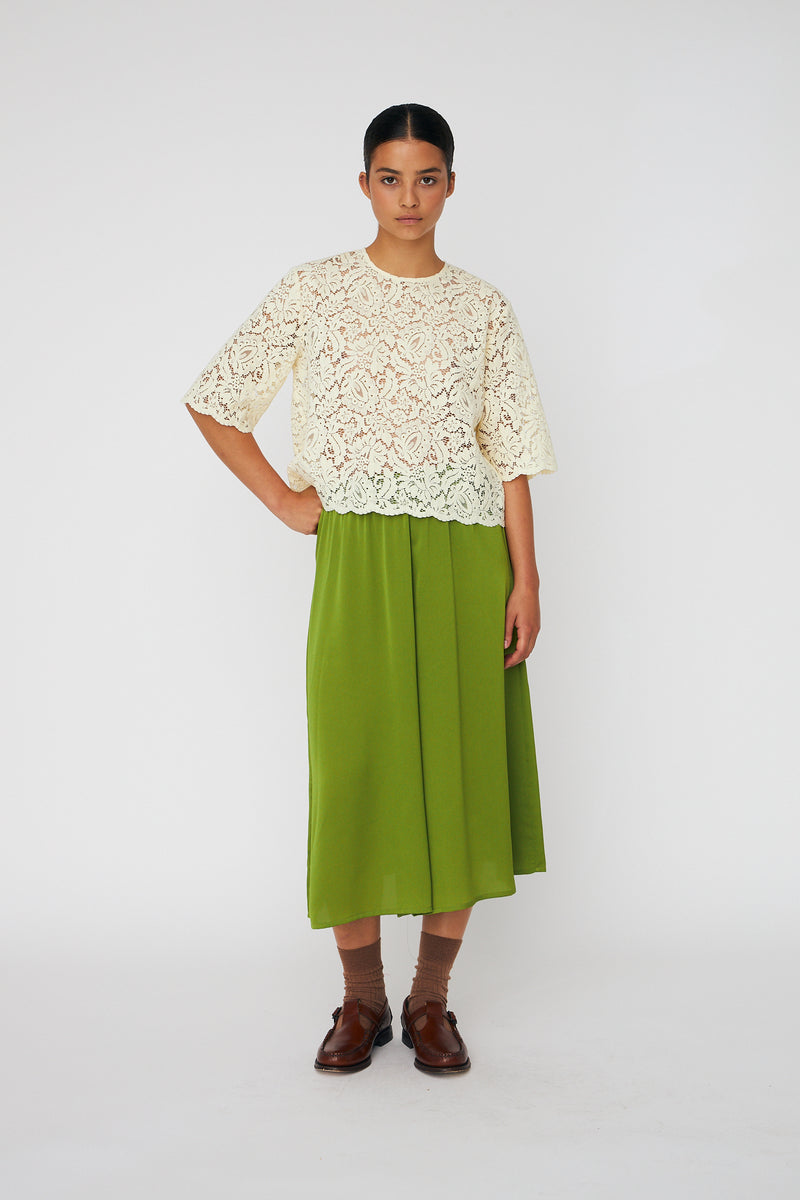 Blouses korte mouw geel STELLA NOVA