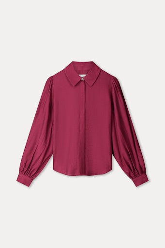 Blouses lange mouw rood POM Amsterdam