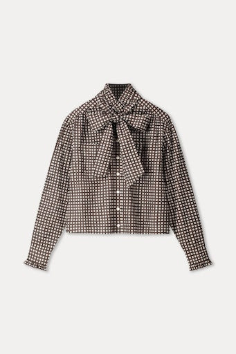 Blouses lange mouw bruin POM Amsterdam