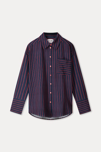 Blouses lange mouw blauw POM Amsterdam
