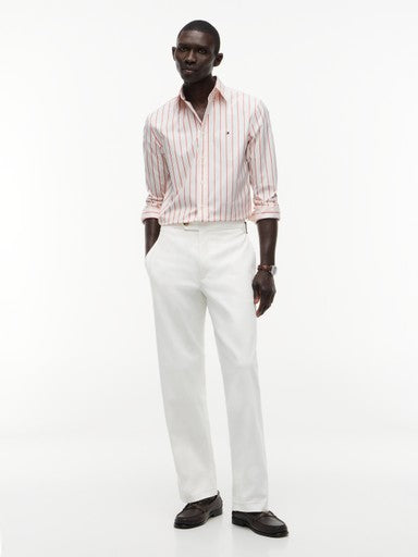 Hemden lange mouw oranje Tommy Hilfiger