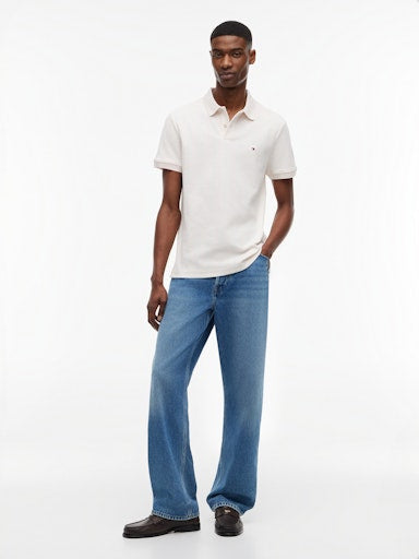 Polo's korte mouw beige Tommy Hilfiger