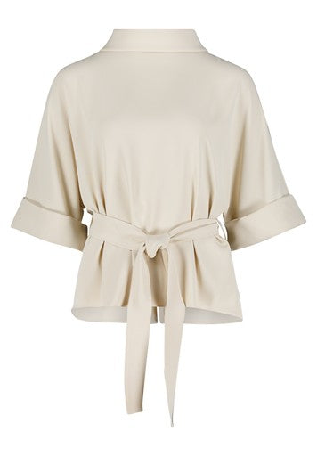 Blouses korte mouw beige Vera Mont