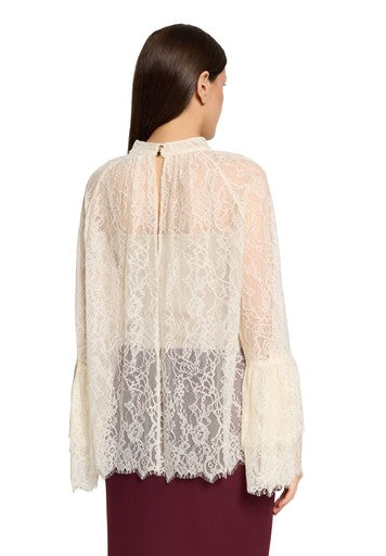 Blouses lange mouw beige Vera Mont