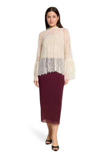 Blouses lange mouw beige Vera Mont