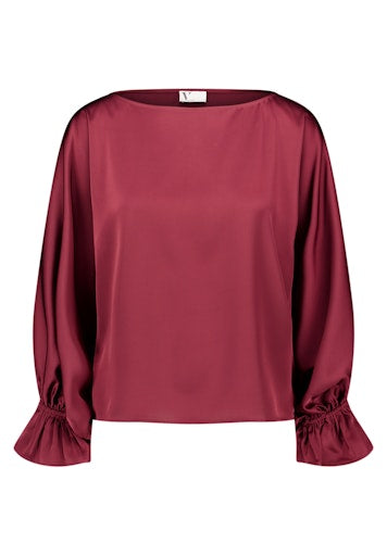 Blouses lange mouw rood Vera Mont