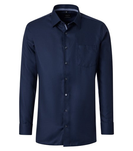 Hemden lange mouw blauw VENTI