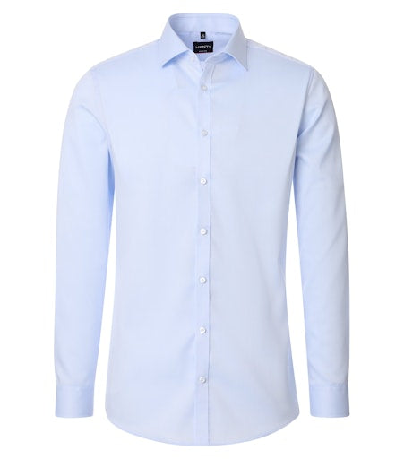 Hemden lange mouw blauw VENTI