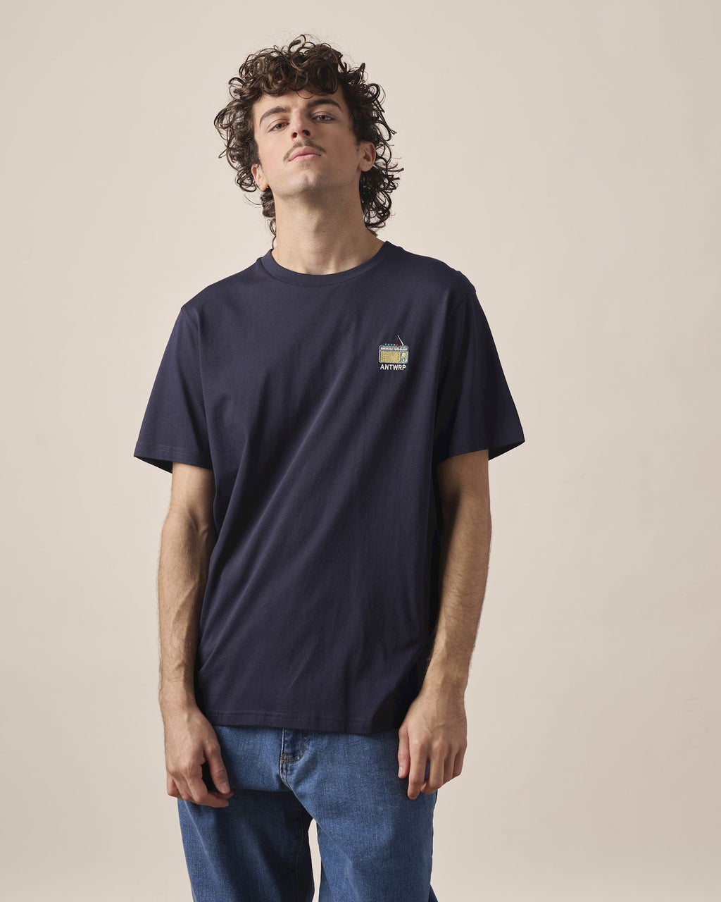 T-shirts korte mouw blauw ANTWRP
