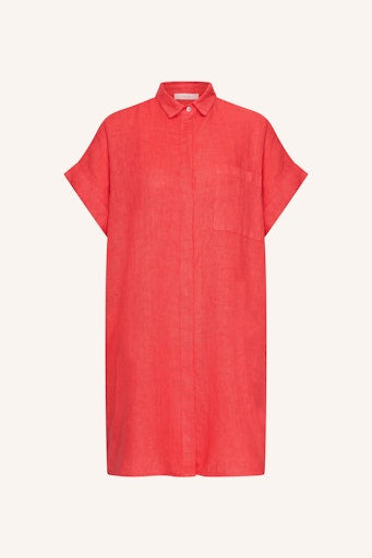 Jurken korte mouw rood by-bar