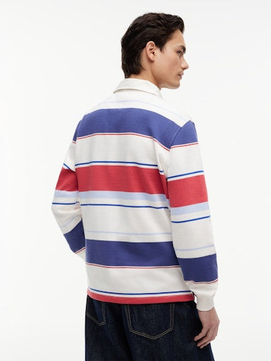 Polo's lange mouw beige Tommy Jeans