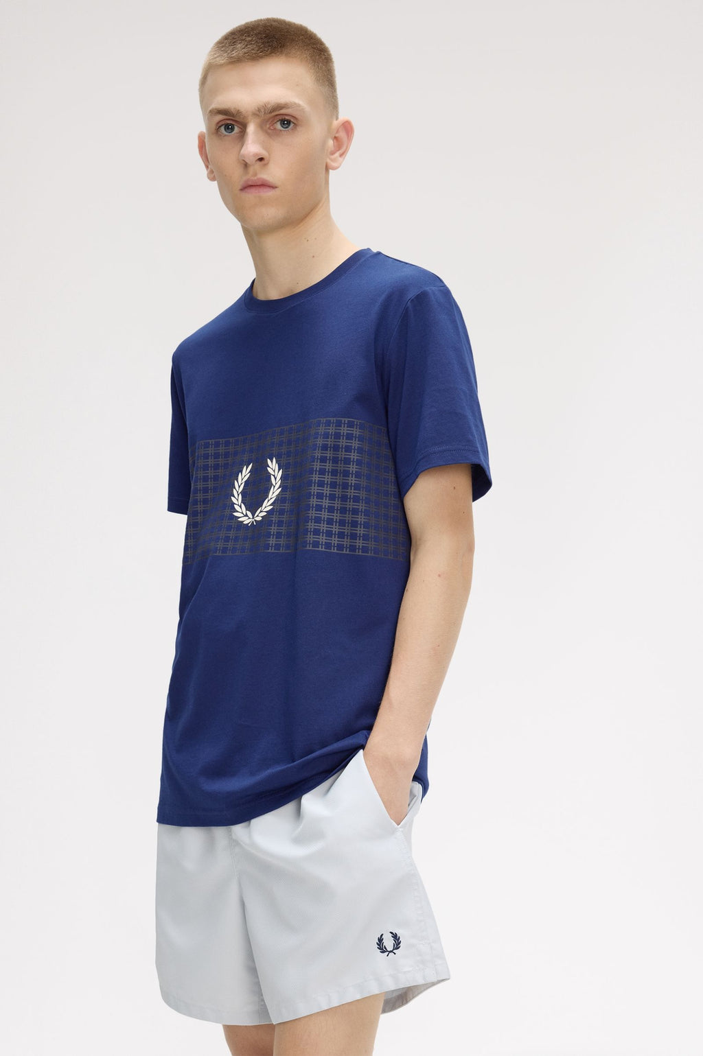 T-shirts korte mouw blauw Fred Perry
