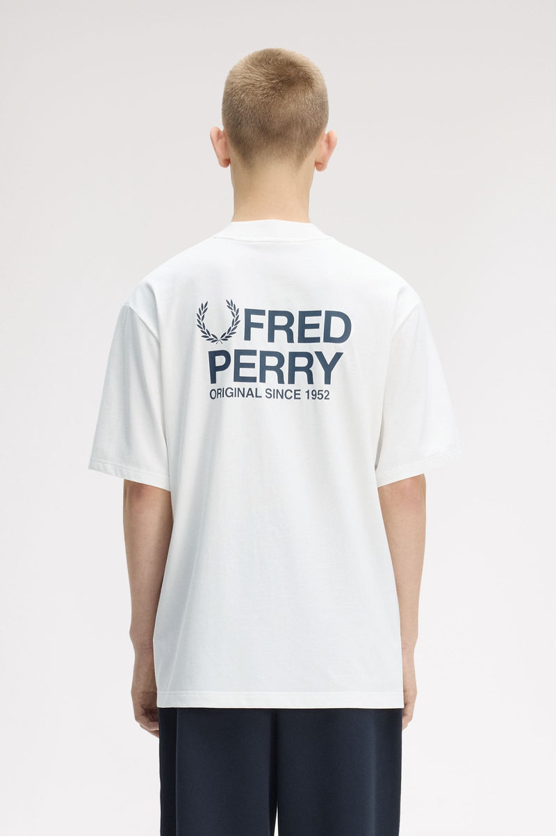 T-shirts korte mouw wit Fred Perry