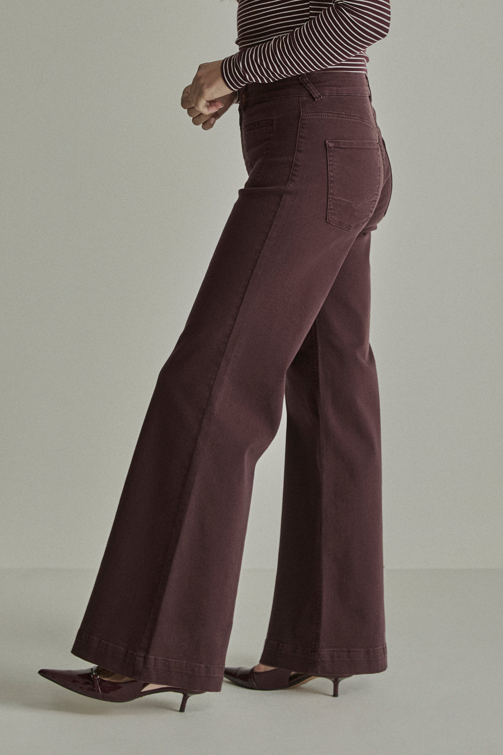 Jeans bordeaux PARA MI