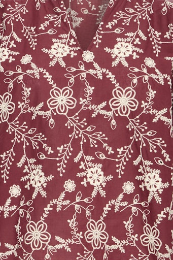 Blouses lange mouw bordeaux ICHI