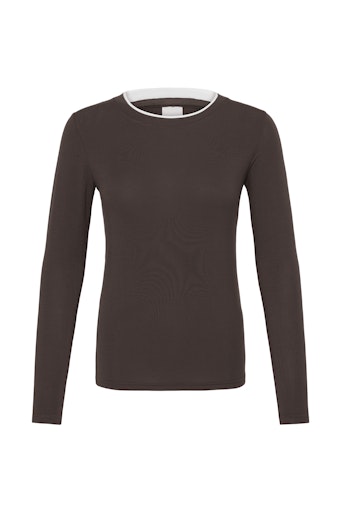 T-shirts korte mouw bruin ICHI