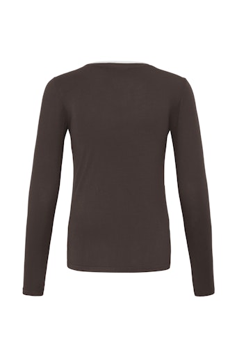 T-shirts korte mouw bruin ICHI