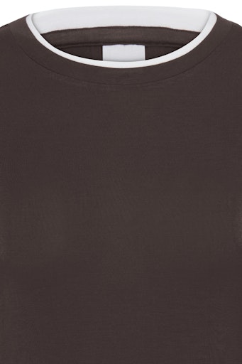 T-shirts korte mouw bruin ICHI