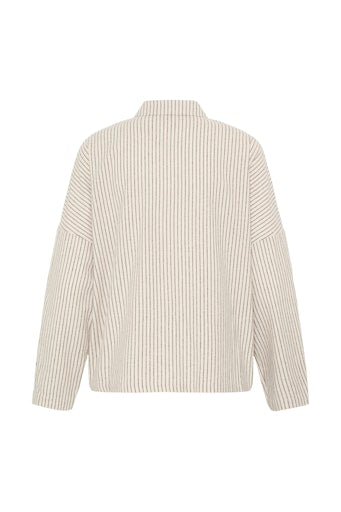 Blouses lange mouw beige ICHI