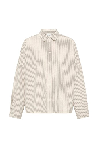 Blouses lange mouw beige ICHI