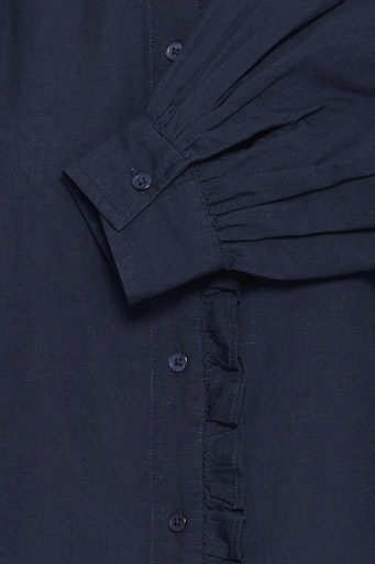 Blouses lange mouw navy ICHI