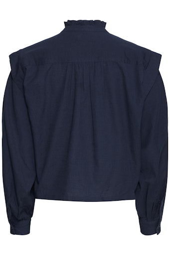 Blouses lange mouw navy ICHI