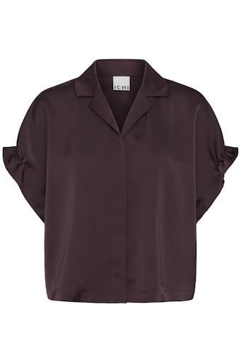 Blouses lange mouw bruin ICHI