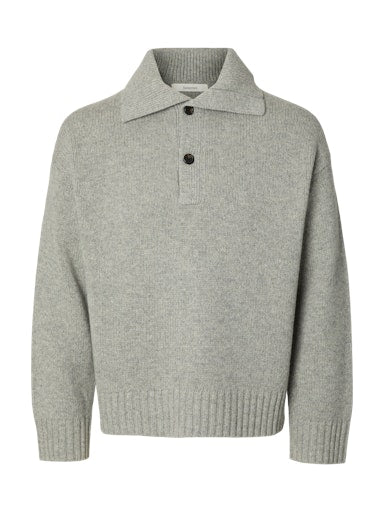Polo's korte mouw grijs Selected HOMME