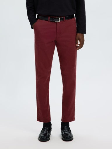 Broeken bordeaux Selected HOMME