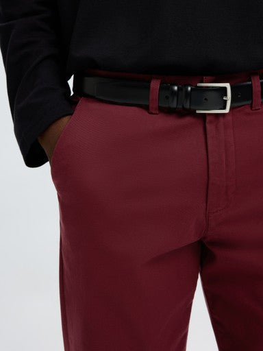 Broeken bordeaux Selected HOMME