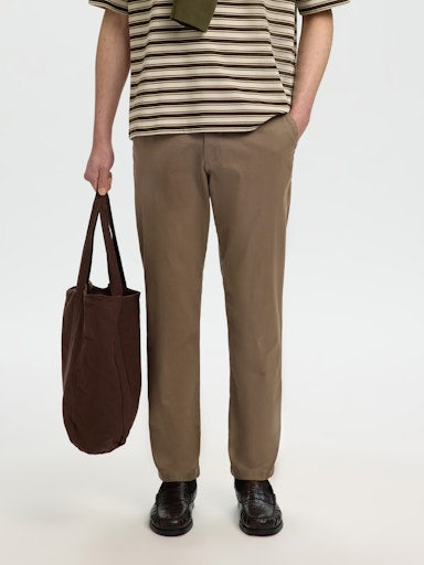 Broeken bruin Selected HOMME