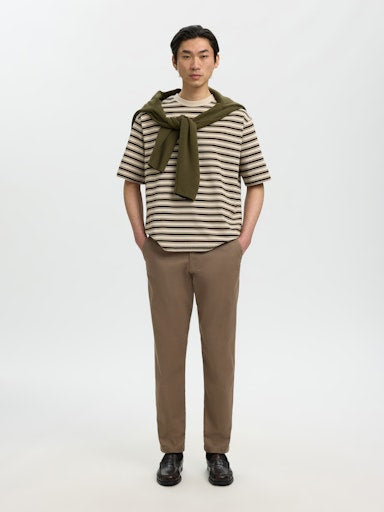 Broeken bruin Selected HOMME