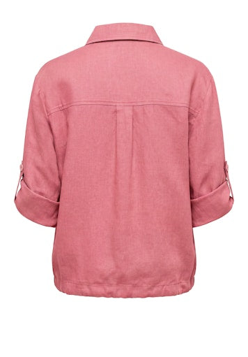 Blouses korte mouw roze Bianca