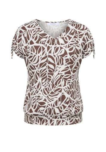 T-shirts korte mouw bruin Bianca