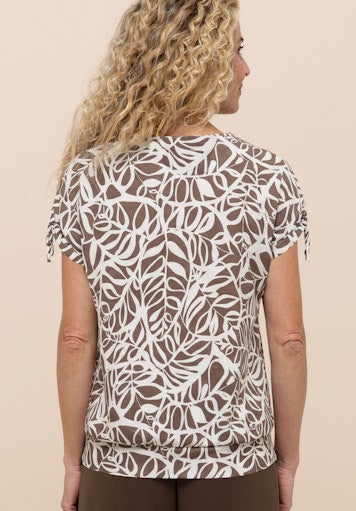 T-shirts korte mouw bruin Bianca
