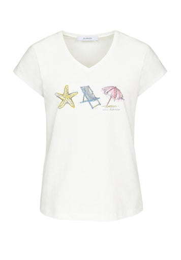 T-shirts korte mouw wit Bianca