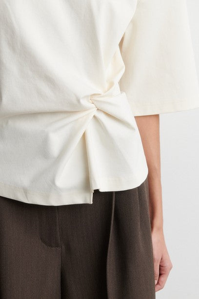 T-shirts korte mouw beige Second Female