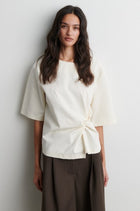 T-shirts korte mouw beige Second Female