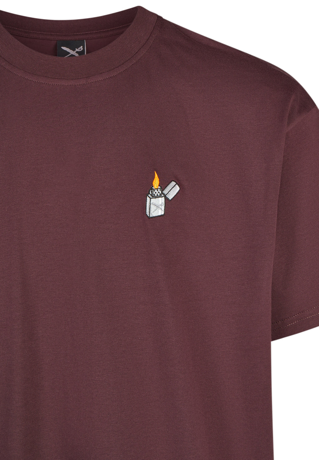 T-shirts korte mouw bordeaux Iriedaily
